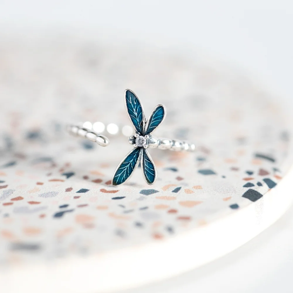 Dragonfly Ring (S925) - Picture 2 of 8